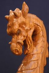 Hand carved dragon face 2