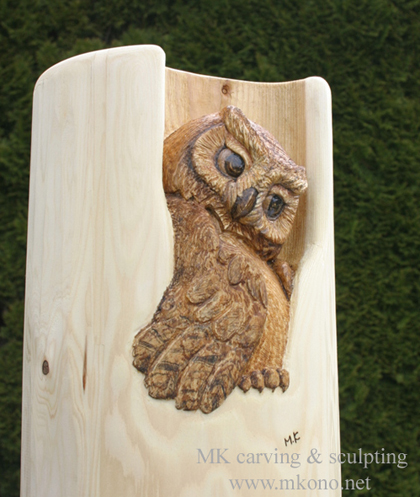 Owl woodcarving_angle