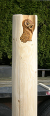 Owl woodcarving_post