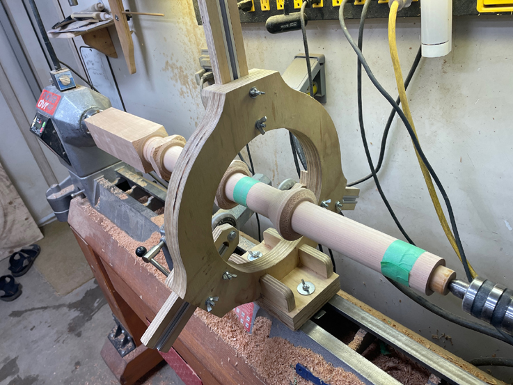 progress5 lathe turn