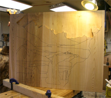 progress3 scenery relief carving