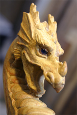 progress5 carved tap handle