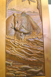 progress6 carved door bear