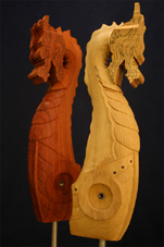 progress7 carved tap handle