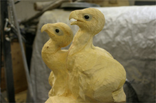progress8 eagles wood carving