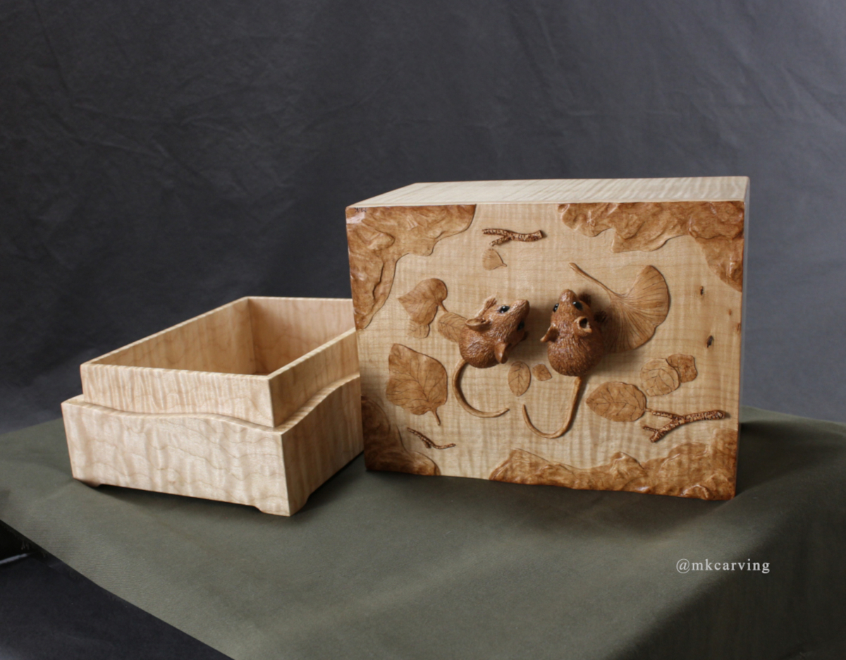 Woodmice box open